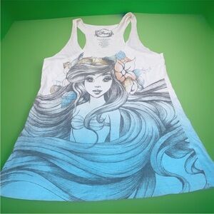 Disney Ariel Little Mermaid Sketch Tank Top Women’s Size Small
